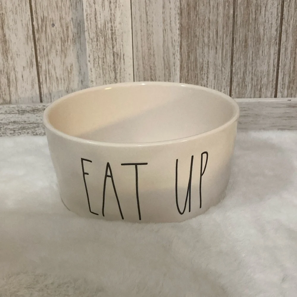 Rae Dunn Eat Up Pet Bowl